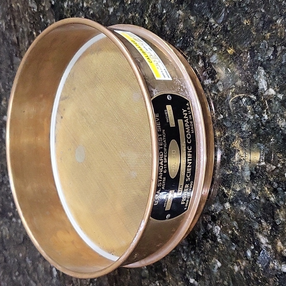 FISHER SCIENTIFIC USA STANDARD TESTING SIEVE SIZE No. 60